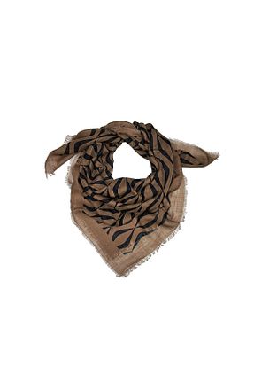 دستمال گردن قهوه ای زنانه ZECİ COLLECTION - کد 883598642