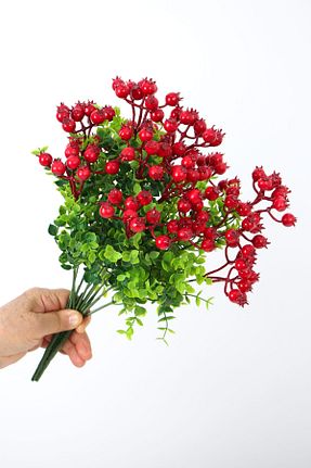 گل خشک و مصنوعی قرمز Yapay Çiçek Deposu - کد 378723797