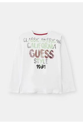 سوئیشرت سفید بچه گانه Slogan Guess - کد 883624368