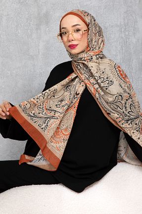 شال رنگی زنانه پنبه ای m moon scarf - کد 883619779