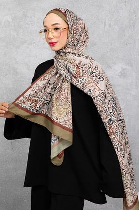 شال رنگی زنانه پنبه ای m moon scarf - کد 883620170