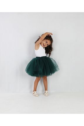 دامن سبز بچه گانه ساده HSNLİFE - کد 883734730