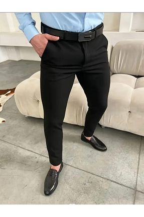 شلوار مشکی مردانه پنبه پلی استر ElitWear - کد 354610401