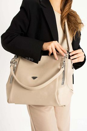 کیف دستی بژ زنانه سایز متوسط Lifonbag - کد 883715338