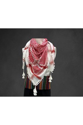 دستمال گردن قرمز زنانه ابریشم MODA - کد 883737331