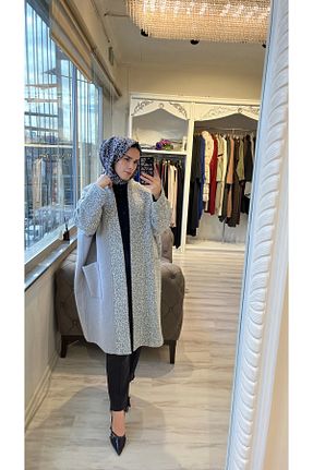 ترنچکت طوسی زنانه بدون آستر Invee - کد 883817209