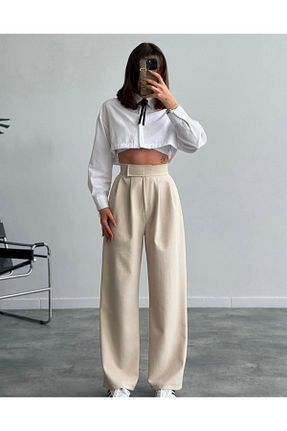 سوئیشرت بژ زنانه ساده mibay - کد 883754390
