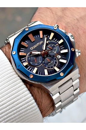 ساعت مچی طوسی مردانه 41-45 میلی متر Quantum - کد 883754900