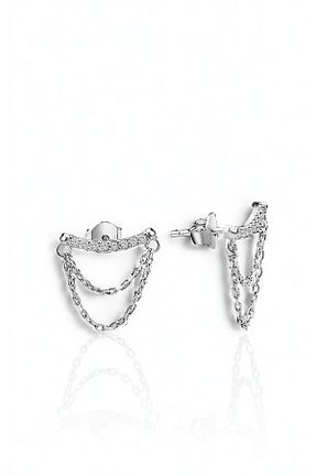 گوشواره نقره زنانه 925 عیار jelux silver - کد 869905038