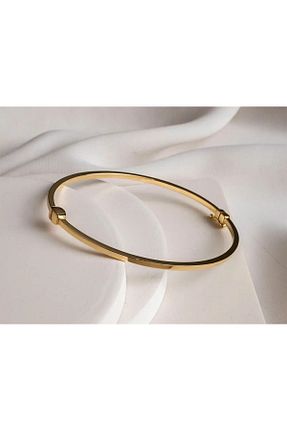 دستبند طلا زرد زنانه 14 عیار Safir Kuyumculuk - کد 883825332