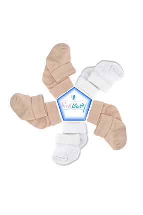 جوراب سفید بچه گانه بامبو Novibaby - کد 370503444