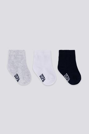 جوراب سبز بچه گانه پنبه پلی استر U.S. Polo Assn. - کد 852543254