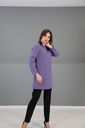 تونیک حجاب بنفش زنانه ویسکون ÖNDER ÖZSOY - کد 465177118