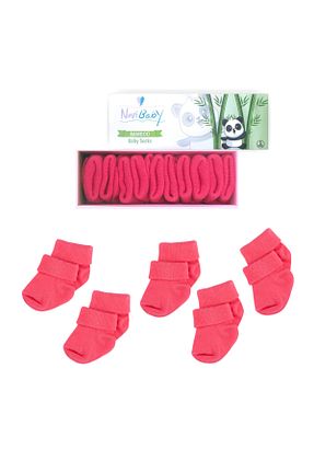 جوراب نارنجی بچه گانه بامبو Novibaby - کد 370504596