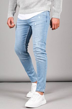 شلوار جین آبی مردانه پاچه تنگ Madmext - کد 248226527