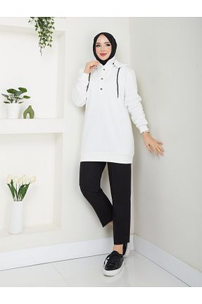 ست بالاتنه و پائین تنه نباتی زنانه بافتنی ELBENMODA - کد 883847650