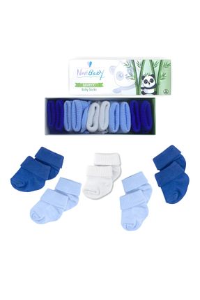 جوراب آبی بچه گانه بامبو Novibaby - کد 370526608