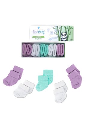 جوراب بنفش بچه گانه بامبو Novibaby - کد 370503300