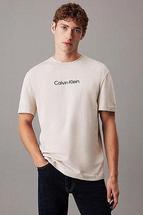 تیشرت قهوه ای مردانه رگولار Calvin Klein - کد 883847921
