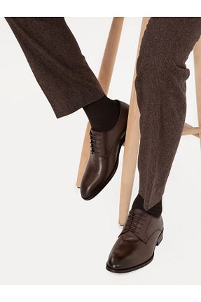 کفش کلاسیک قهوه ای مردانه پاشنه کوتاه (1 - 4 سانتی متر) Cacharel - کد 883844943