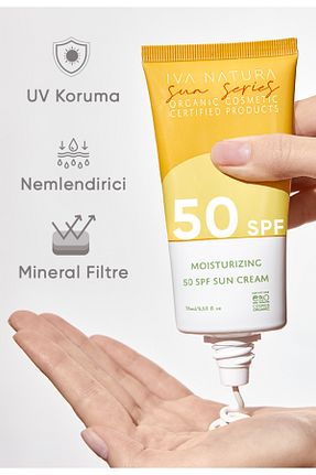 کرم ضد آفتاب صورت SPF 50 + Iva Natura - کد 706070685