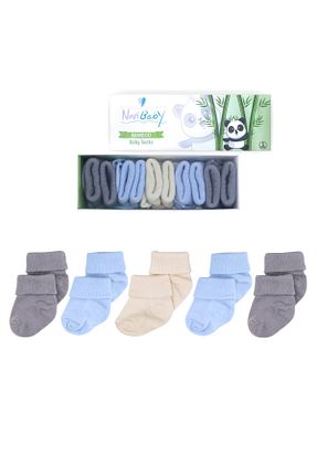 جوراب نارنجی بچه گانه بامبو Novibaby - کد 370502949
