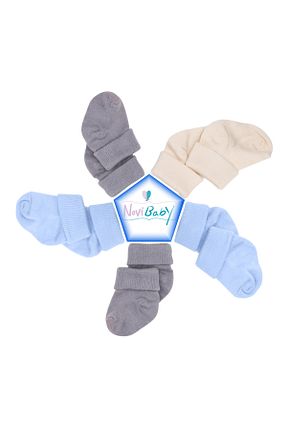 جوراب نارنجی بچه گانه بامبو Novibaby - کد 370502949