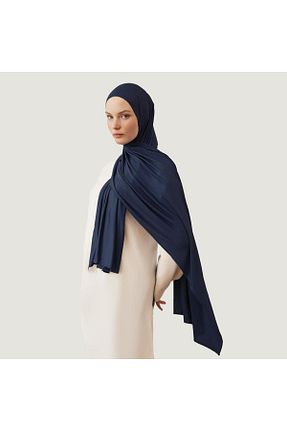 شال سرمه ای زنانه پنبه ای Butik - کد 883853114