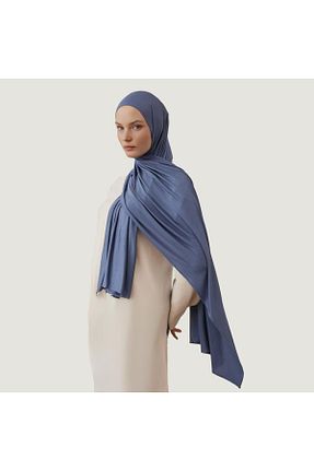 شال سرمه ای زنانه پنبه ای Butik - کد 883853014
