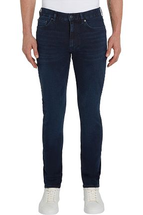 شلوار جین سرمه ای مردانه پاچه تنگ Tommy Hilfiger - کد 883856717