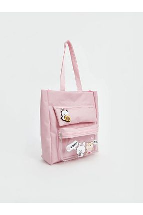 کیف دوشی صورتی بچه گانه پارچه ای LC Waikiki - کد 883852499