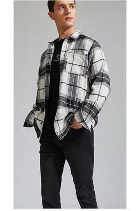 پیراهن سفید مردانه اسلیم فیت Serseri Jeans - کد 883863448
