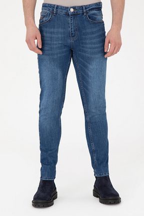 شلوار آبی مردانه پنبه ای U.S. Polo Assn. - کد 883862437