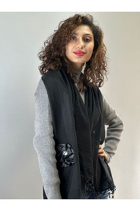 شال مشکی زنانه Gönülden Tasarım - کد 883864591