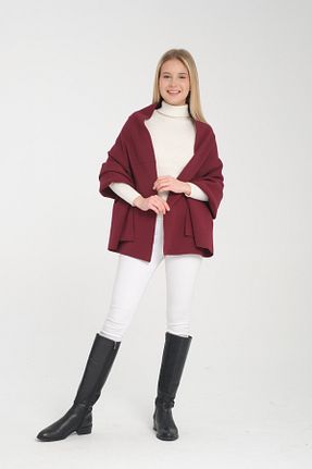 شال زرشکی زنانه اکریلیک Wega Moda - کد 883907508
