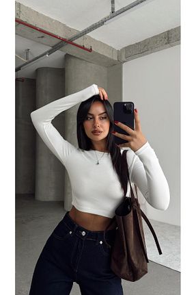بلوز نباتی زنانه ساده mydukkan.co - کد 883891821