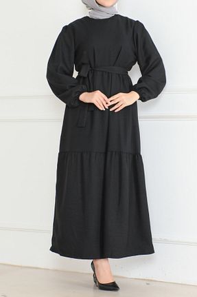 لباس حجاب مشکی زنانه اسلیم فیت TOFİSA - کد 883894278