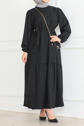 لباس حجاب مشکی زنانه اسلیم فیت TOFİSA - کد 883894278