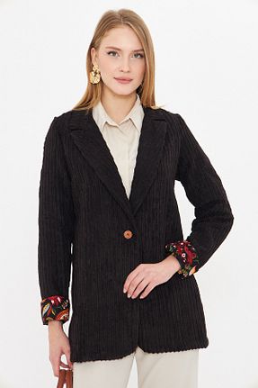 کت مشکی زنانه رگولار armonika - کد 789840413