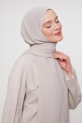 شال قهوه ای زنانه پلی استر Levidor - کد 883926768