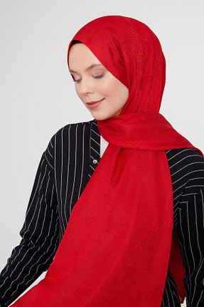 شال قرمز زنانه پلی استر Levidor - کد 883928244