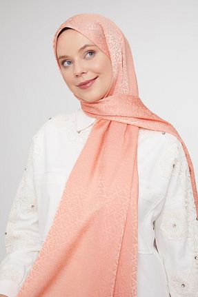 شال صورتی زنانه پلی استر Levidor - کد 883927007