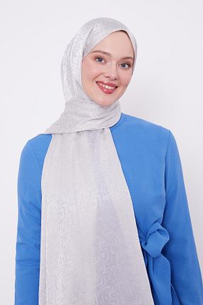 شال طوسی زنانه پلی استر Levidor - کد 883926504