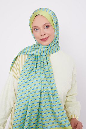 شال سبز زنانه پلی استر Levidor - کد 883926108