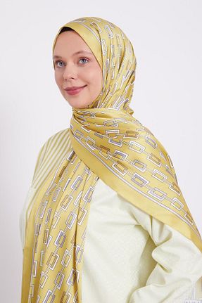 شال سبز زنانه پلی استر Levidor - کد 883926288