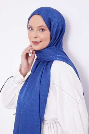 شال آبی زنانه پلی استر Levidor - کد 883927095