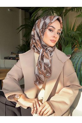 دستمال گردن بژ زنانه پنبه ای Butik - کد 883972675