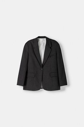 کت طوسی زنانه Comfort Bershka - کد 883972823