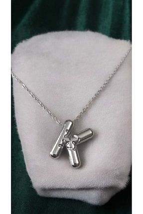 گردنبند جواهر طوسی زنانه استیل ضد زنگ NAS fashion - کد 883243414