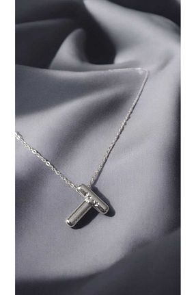 گردنبند جواهر طوسی زنانه استیل ضد زنگ NAS fashion - کد 883213554